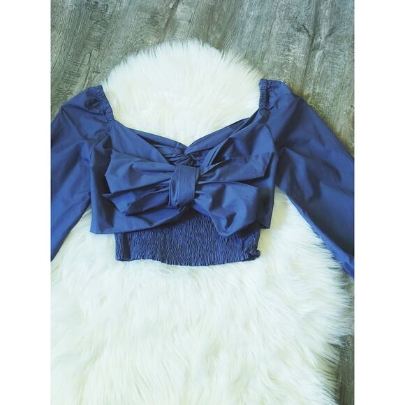 NEW Anthropologie Sunday In Brooklyn Back Bow-Tie Blouse - Small - Picture 8 of 9